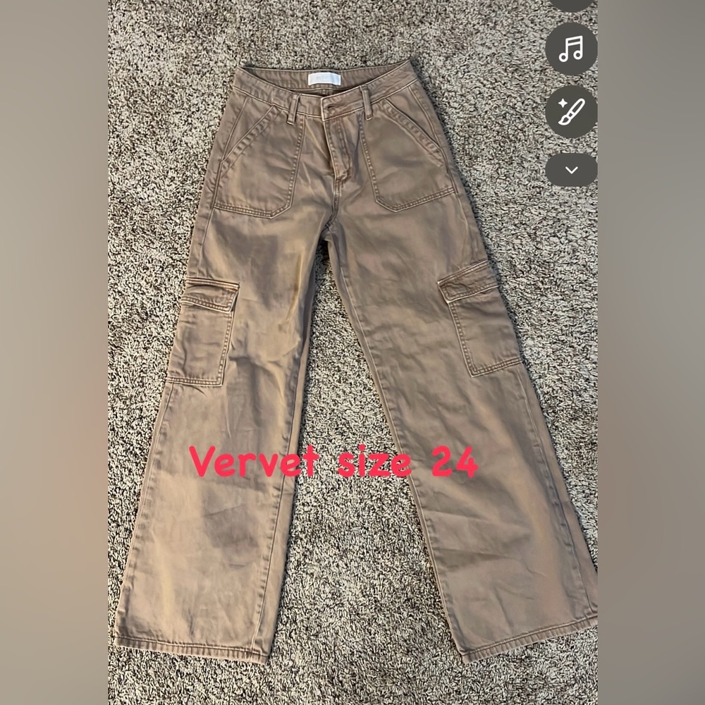 Vervet Women's High Rise Jeans - Tan